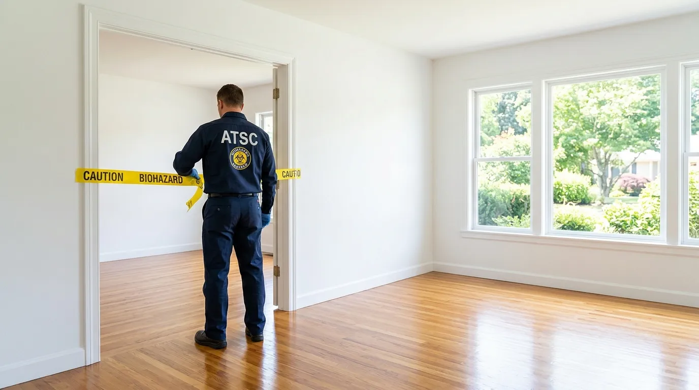 Certified biohazard cleanup crew performing Crime Scene Cleanup in Hybla Valley