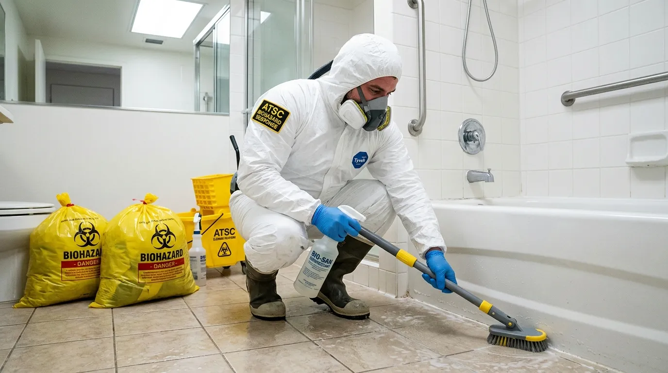 Decontamination equipment deployed for Blood Cleanup in Hybla Valley